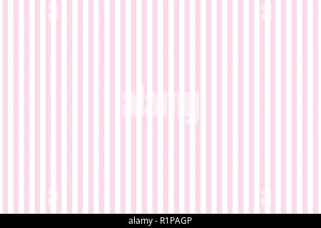 Pink baby color striped fabric texture seamless pattern. Vector illustration. Stock Vector