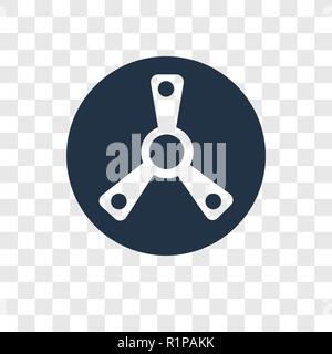 Toxic vector icon isolated on transparent background, Toxic transparency logo concept Stock Vector