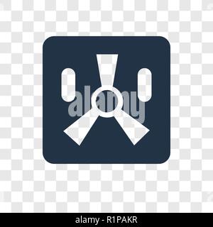 Toxic Waste vector icon isolated on transparent background, Toxic Waste transparency logo concept Stock Vector