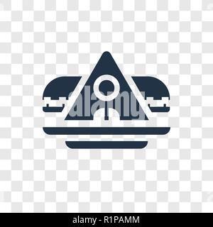 Archaeological vector icon isolated on transparent background, Archaeological transparency logo concept Stock Vector
