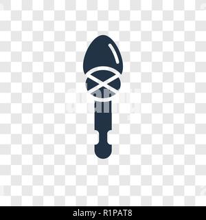 Ancient weapon vector icon isolated on transparent background, Ancient weapon transparency logo concept Stock Vector
