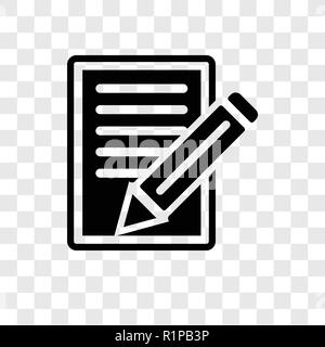 Script vector icon isolated on transparent background, Script transparency logo concept Stock Vector