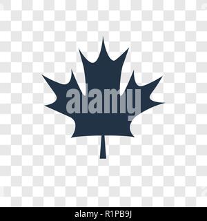 Maple leaf silhouette logo isolated on white background, vector icon ...