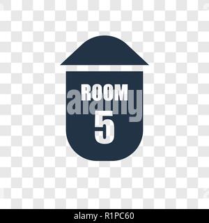 Key Card vector icon isolated on transparent background, Key Card transparency logo concept Stock Vector