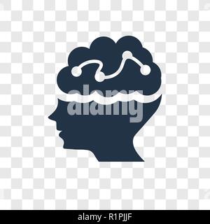 Artificial intelligence vector icon isolated on transparent background, Artificial intelligence transparency logo concept Stock Vector