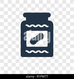 Peanut butter vector icon isolated on transparent background, Peanut butter transparency logo concept Stock Vector