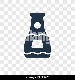Sauce vector icon isolated on transparent background, Sauce transparency logo concept Stock Vector