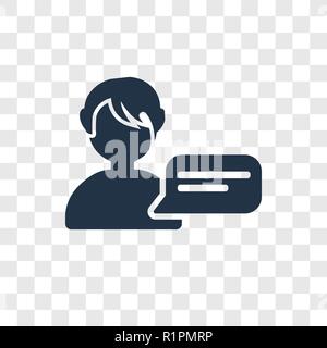 Profiling vector icon isolated on transparent background, Profiling transparency logo concept Stock Vector