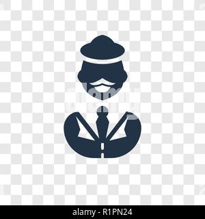 Driver vector icon isolated on transparent background, Driver transparency logo concept Stock Vector