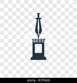 Exhibition vector icon isolated on transparent background, Exhibition transparency logo concept Stock Vector