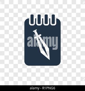 Notebook icon logo sign vector outline in black and white color Stock ...