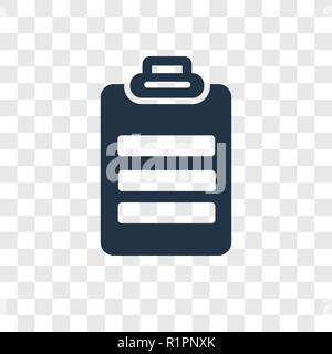 Padnote vector icon isolated on transparent background, Padnote transparency logo concept Stock Vector