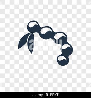 Tamarind vector icon isolated on transparent background, Tamarind transparency logo concept Stock Vector