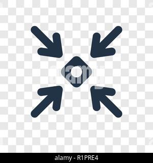 Focus vector icon isolated on transparent background, Focus transparency logo concept Stock Vector