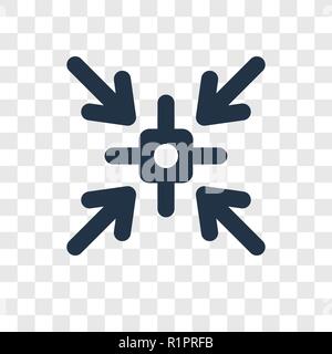 Focus vector icon isolated on transparent background, Focus transparency logo concept Stock Vector