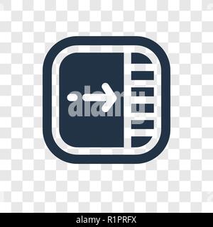 Drag vector icon isolated on transparent background, Drag transparency logo concept Stock Vector