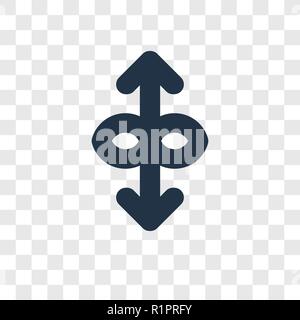 Resize vector icon isolated on transparent background, Resize transparency logo concept Stock Vector