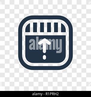 Drag vector icon isolated on transparent background, Drag transparency logo concept Stock Vector