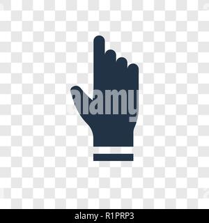Clicker vector icon isolated on transparent background, Clicker transparency logo concept Stock Vector