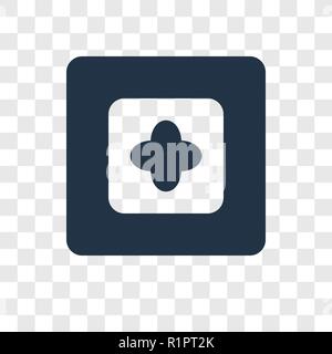 Focus vector icon isolated on transparent background, Focus transparency logo concept Stock Vector