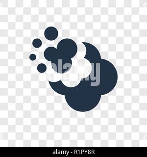 Dispersion vector icon isolated on transparent background, Dispersion transparency logo concept Stock Vector