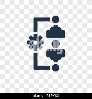 Force vector icon isolated on transparent background, Force transparency logo concept Stock Vector