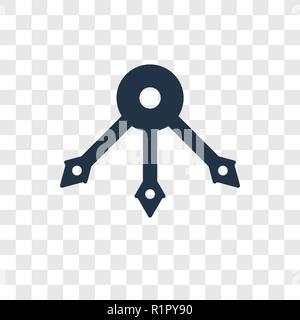 Oscillation vector icon isolated on transparent background, Oscillation transparency logo concept Stock Vector
