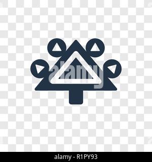 Gravity vector icon isolated on transparent background, Gravity transparency logo concept Stock Vector