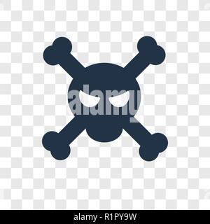 Poison vector icon isolated on transparent background, Poison transparency logo concept Stock Vector
