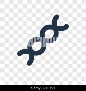 Dna icon isolated on transparent background. Vector Stock Vector Image ...