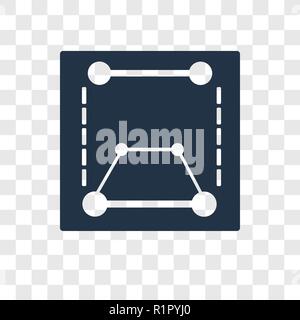 Transform vector icon isolated on transparent background, Transform transparency logo concept Stock Vector