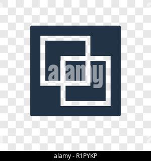 Merge vector icon isolated on transparent background, Merge transparency logo concept Stock Vector