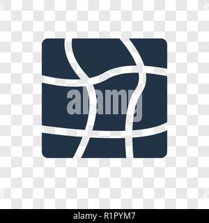 Distort vector icon isolated on transparent background, Distort transparency logo concept Stock Vector