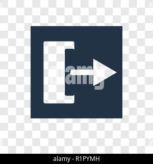 Sent vector icon isolated on transparent background, Sent transparency logo concept Stock Vector