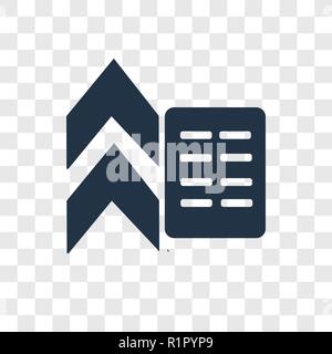 Flow vector icon isolated on transparent background, Flow transparency logo concept Stock Vector