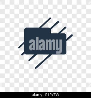 Wipe vector icon isolated on transparent background, Wipe transparency logo concept Stock Vector