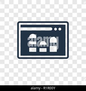 Analytics vector icon isolated on transparent background, Analytics transparency logo concept Stock Vector