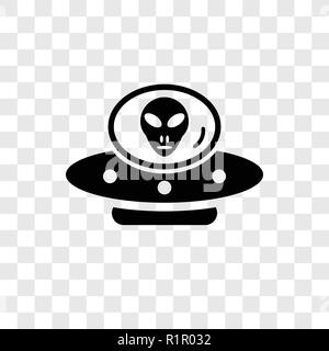 Alien with Aqualung vector icon isolated on transparent background, Alien with Aqualung transparency logo concept Stock Vector