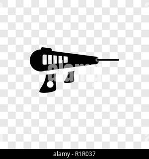 Space blaster guns, cartoon vector laser handguns weapon. Toys for kids ...