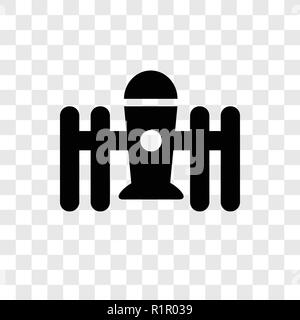 International Space Station vector icon isolated on transparent background, International Space Station transparency logo concept Stock Vector