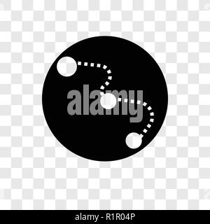 Big dipper vector icon isolated on transparent background, Big dipper transparency logo concept Stock Vector