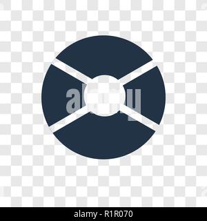 Weight plates vector icon isolated on transparent background, Weight plates transparency logo concept Stock Vector
