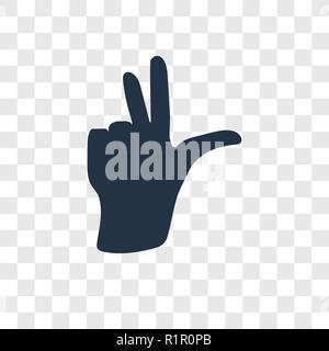 Swipe to Right vector icon isolated on transparent background, Swipe to Right transparency logo concept Stock Vector