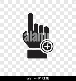 Clicker vector icon isolated on transparent background, Clicker transparency logo concept Stock Vector