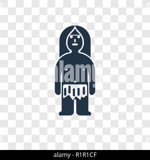 Troglodyte vector icon isolated on transparent background, Troglodyte transparency logo concept Stock Vector