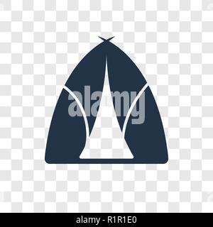 Tipi vector icon isolated on transparent background, Tipi transparency logo concept Stock Vector