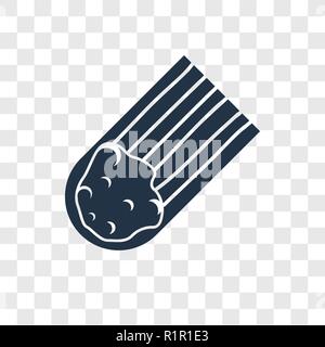 Meteor vector icon isolated on transparent background, Meteor transparency logo concept Stock Vector