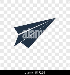 Send vector icon isolated on transparent background, Send transparency logo concept Stock Vector