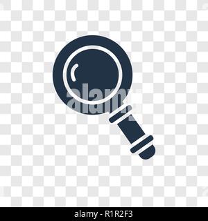 Find vector icon isolated on transparent background, Find transparency logo concept Stock Vector