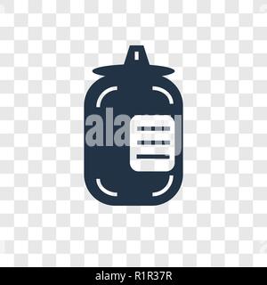 Eye drops vector icon isolated on transparent background, Eye drops transparency logo concept Stock Vector
